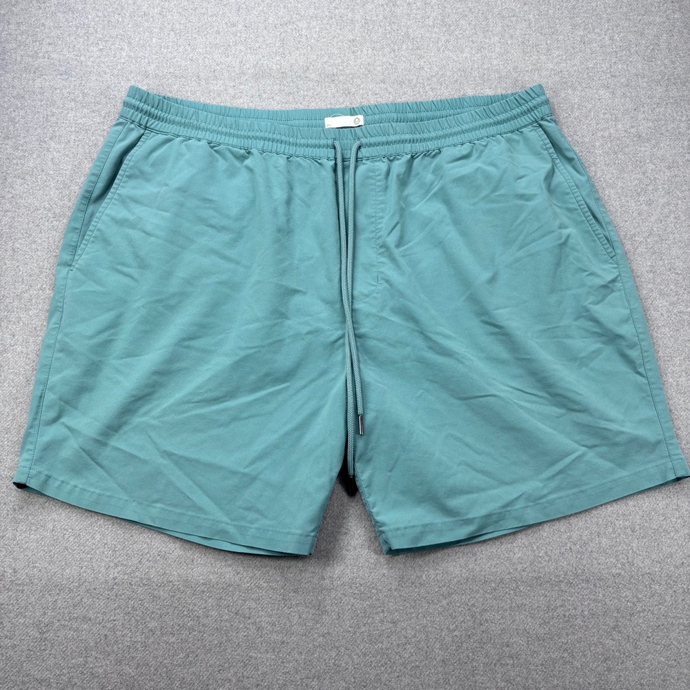 Tasc Weekender 2.0 Shorts Mens‎ XXL Green Bamboo Viscose Drawstring Stretch